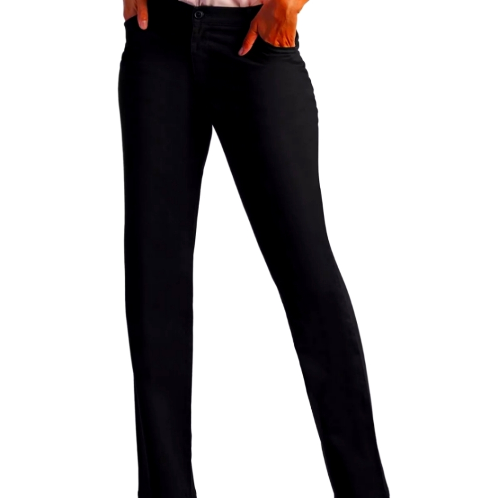 Lee Womens Relaxed Fit Straight Leg, Midrise Black, NWOT Size 12